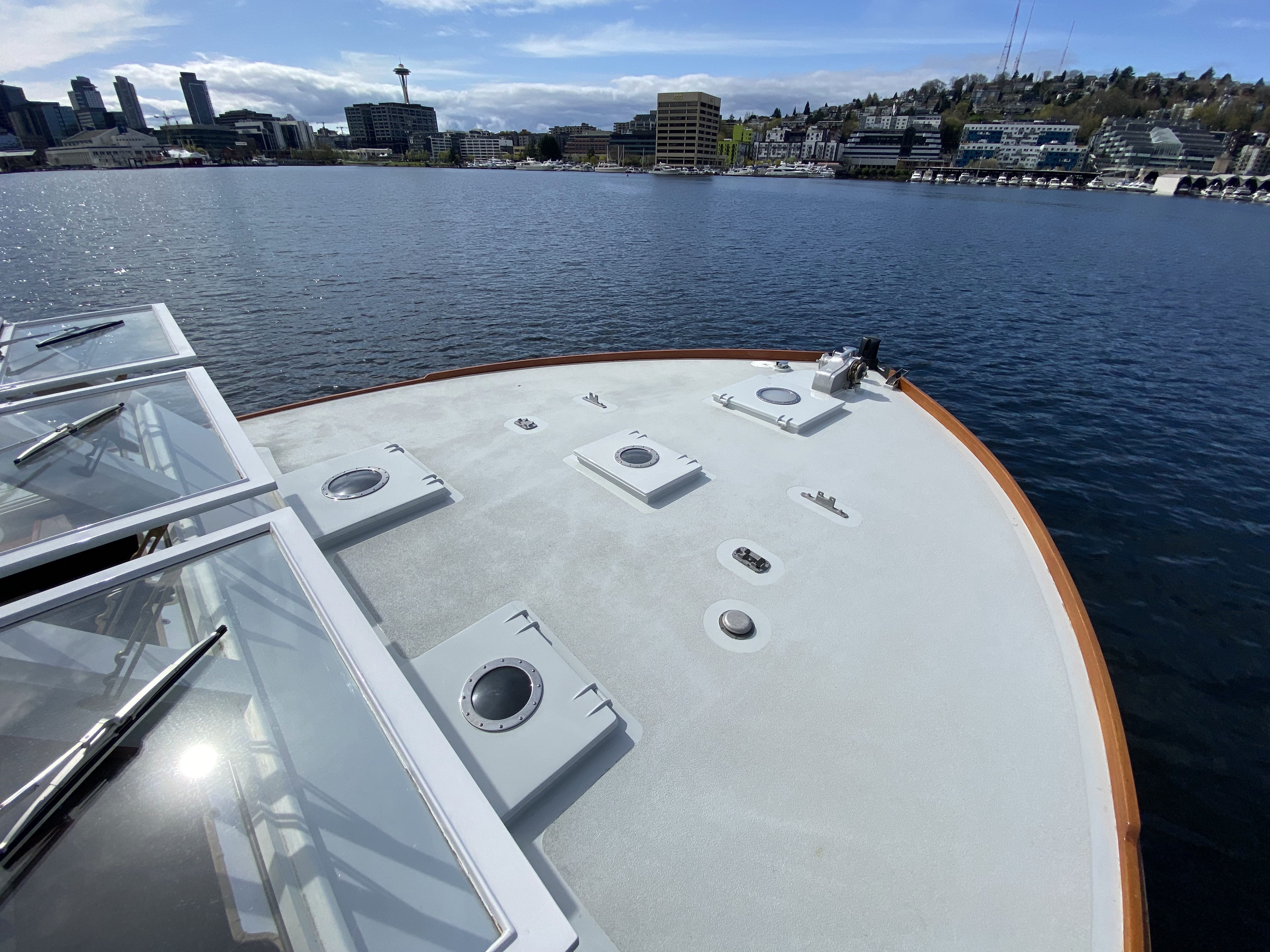 Huckins Fairform Flyer profile on Lake Union