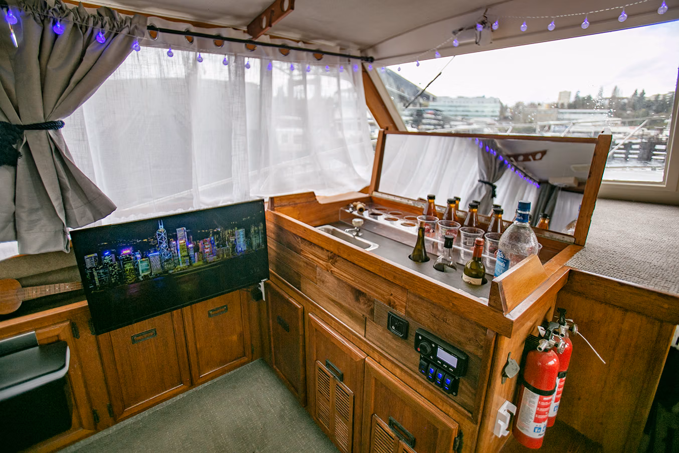 Classic Pacemaker sportfish yacht cruising Puget Sound
