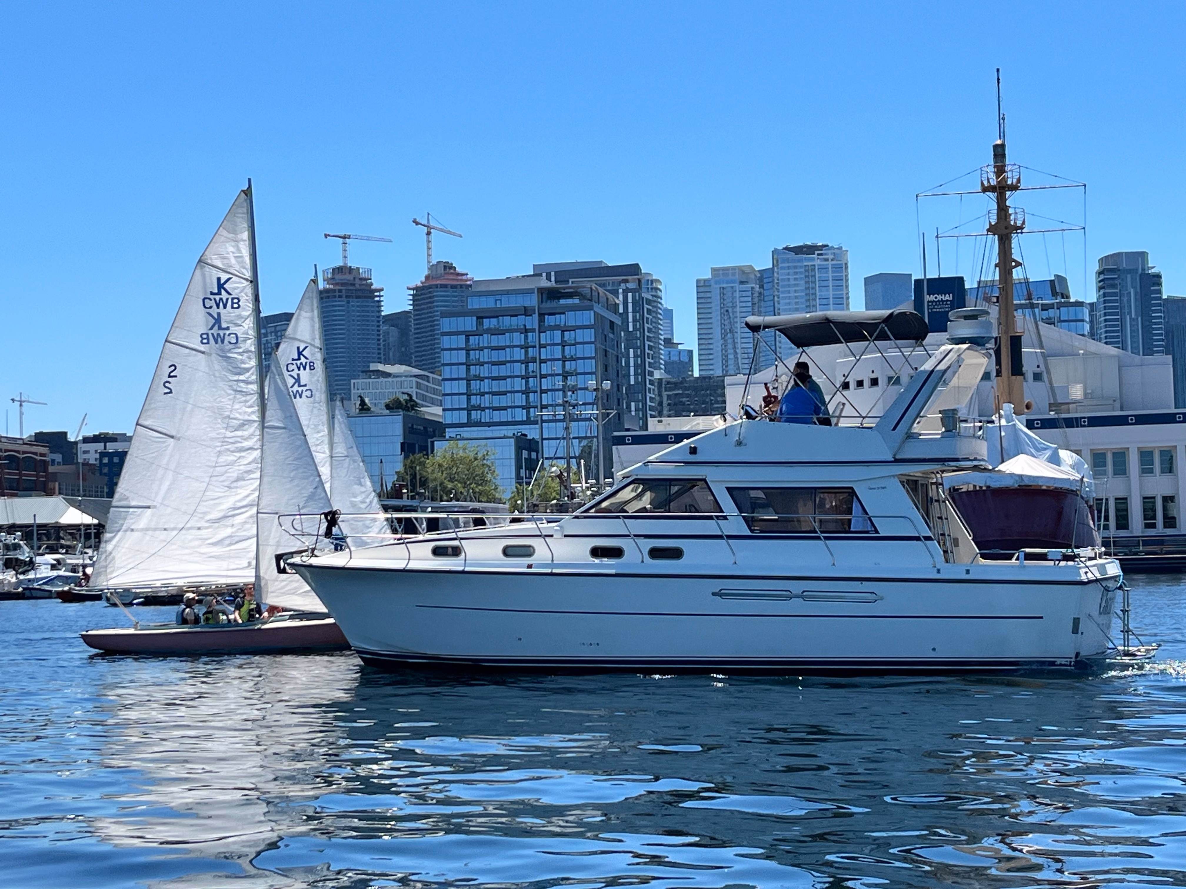 Deck and seating on Viking Princess Seattle charter yacht