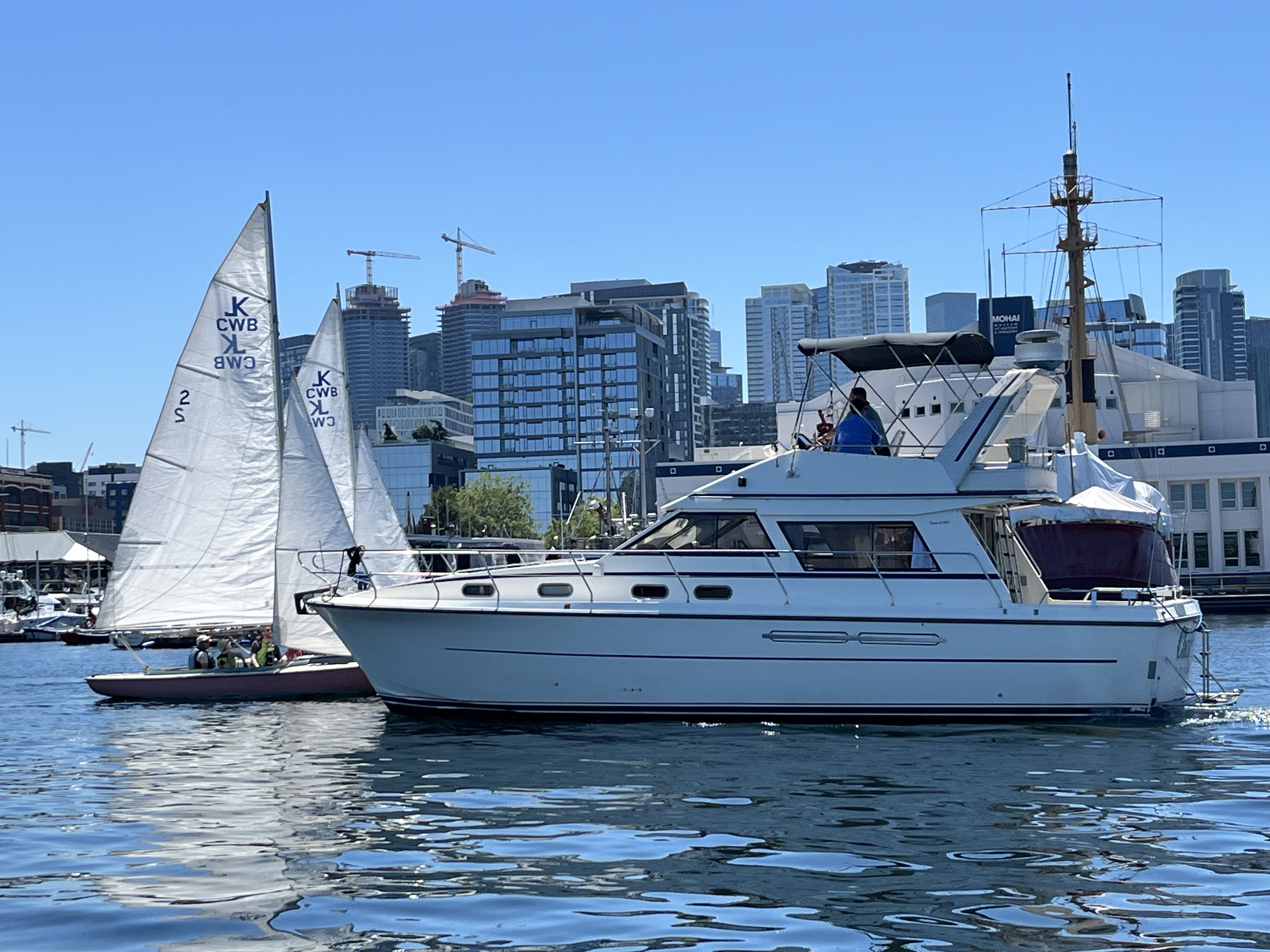 Deck and seating on Viking Princess Seattle charter yacht